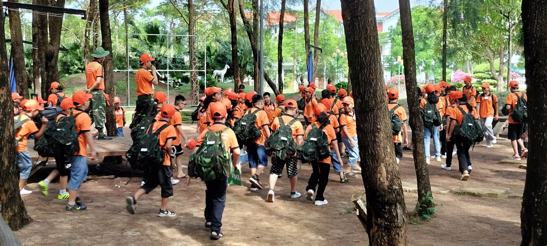 Hoạt động hè Trong rừng Phi Lao tại Thiên đường xứ Thanh